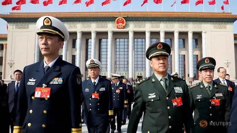 China’s military budget growth slows to 6.6%